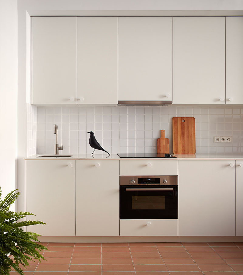 Cocina reforma apartamento en el Cabanyal Valencia